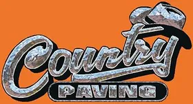 The logo of the county paving company